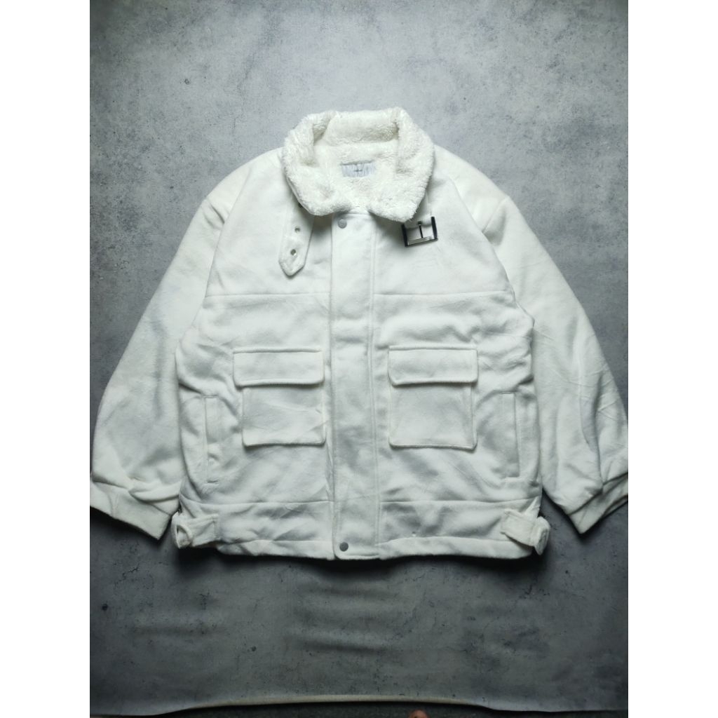 Adrer B-3 Melton Boa Flight Jacket