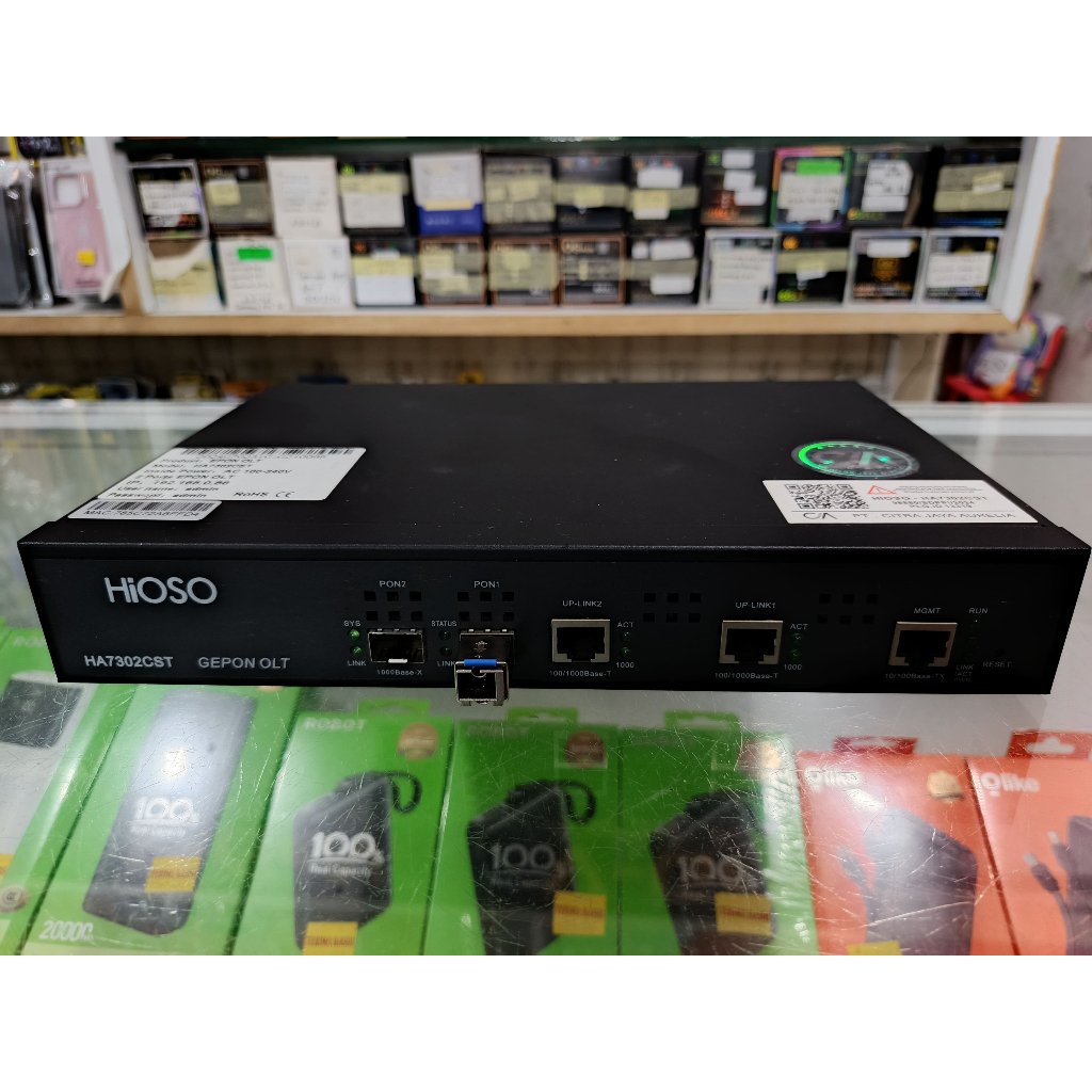 HIOSO EPON OLT HA7302CST 2 PORT BEKAS / SECOND