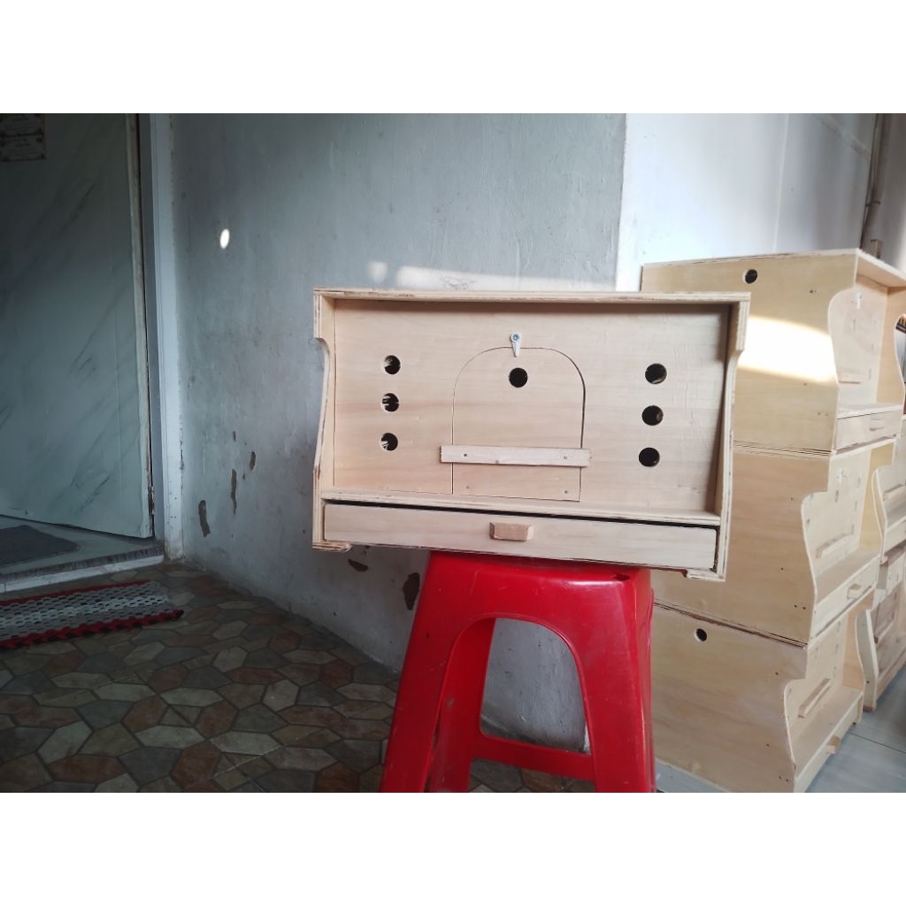 gupon merpati bahan triplek 9mm ukuran 40x30x28