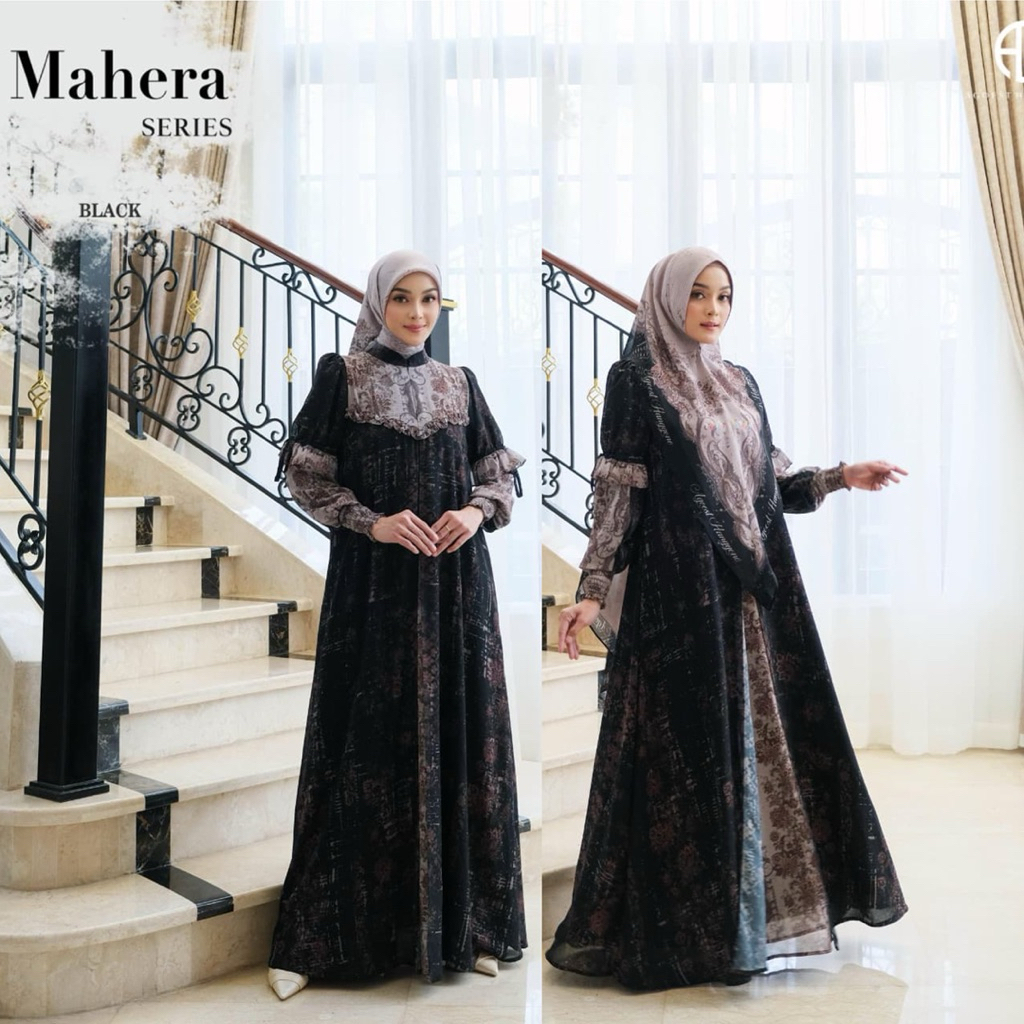 Mahera Series | Gamis Set Hijab | Agoest Hanggono