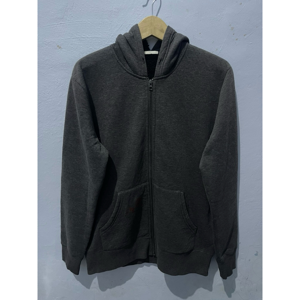 Hoodie Zipper Sherpa GU Original Second