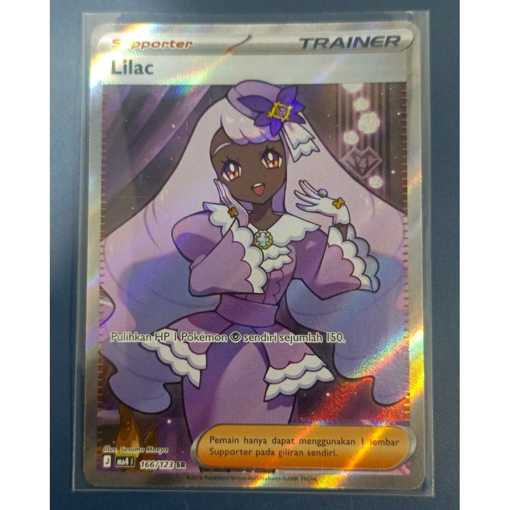 Pokemon Lilac Ma4 166/123SR  Mega Impian Pokemon Indonesia