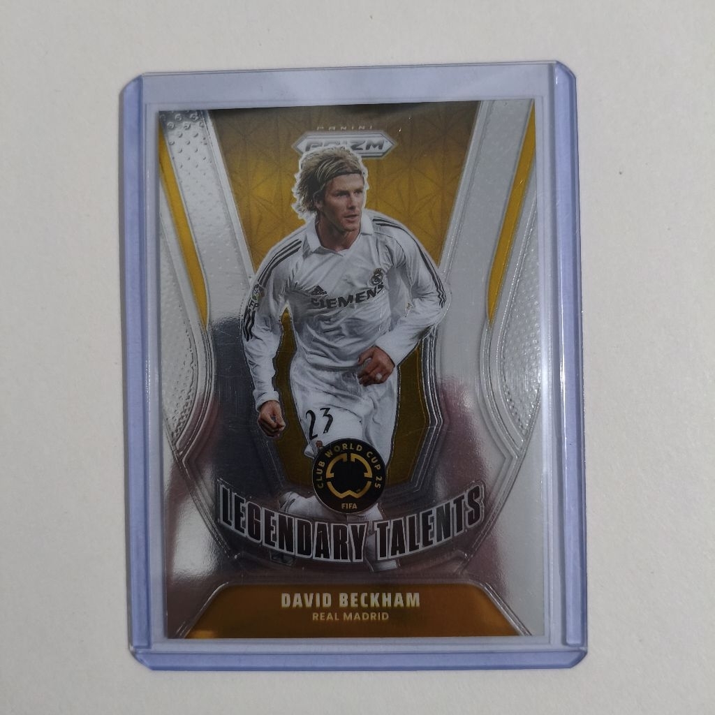 Kartu Bola David Beckham Real Madrid