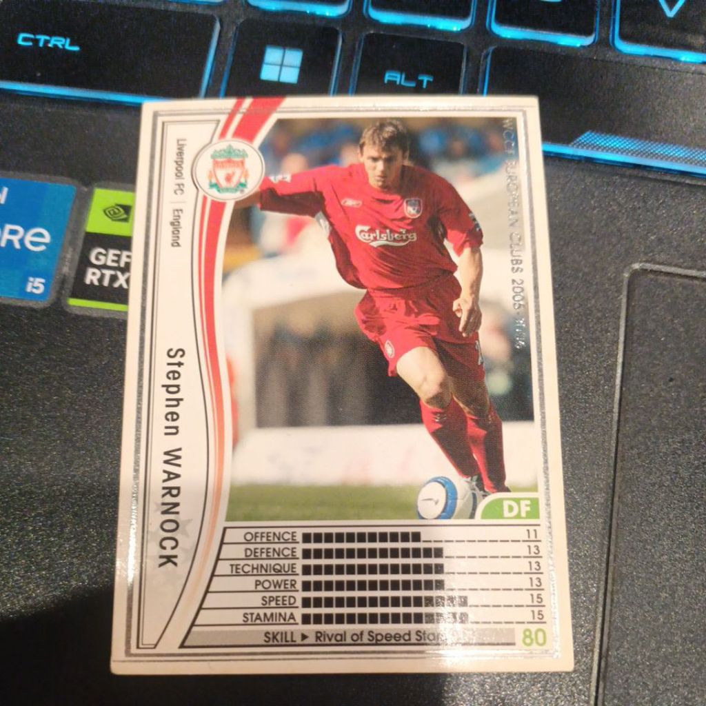 kartu bola panini wccf 2005/206 Liverpool