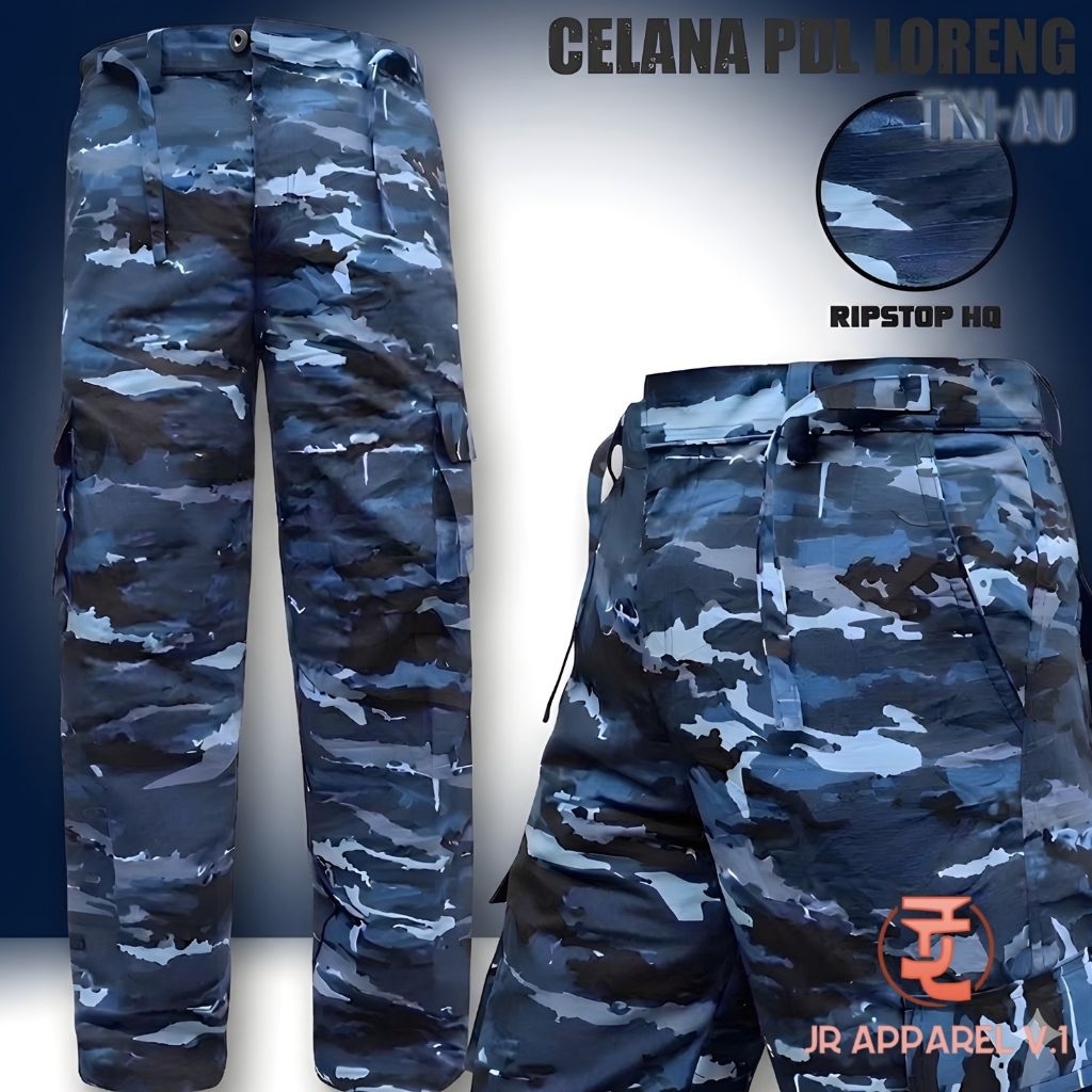 Celana PDL loreng TNI AU / celana pdl / Celana panjang loreng TNI AU