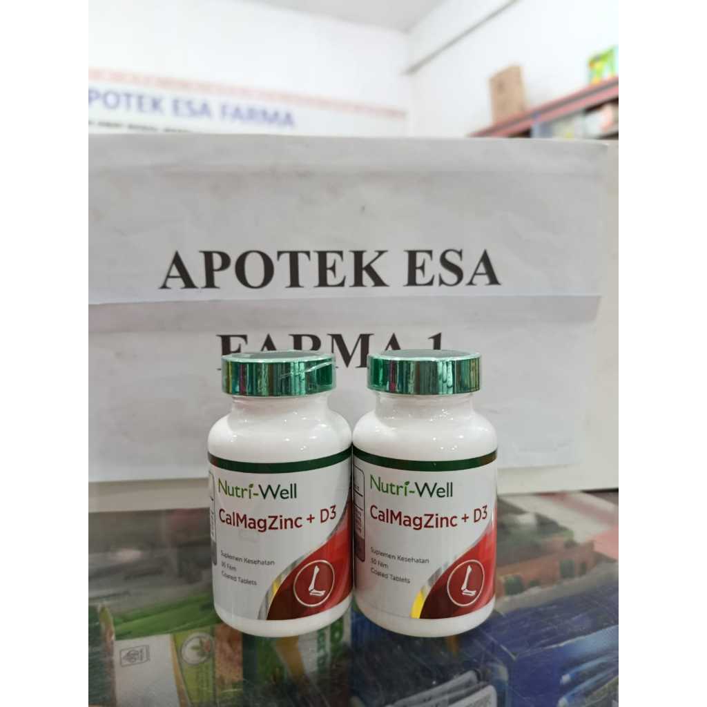 Nutriwell CalMag Zinc D3 Cal Mag Vitamin Suplemen