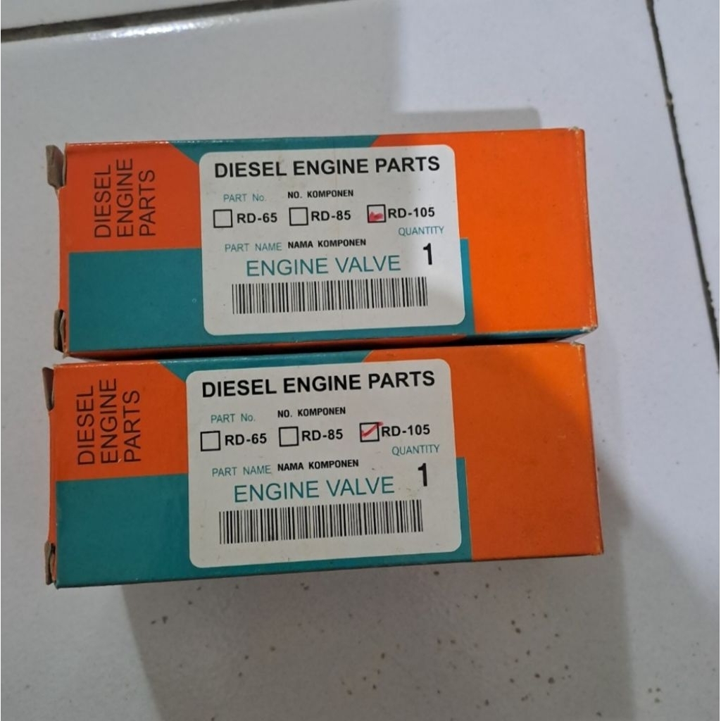 Klep In/Ex Kubota RD105