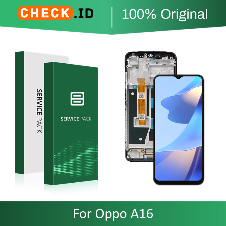 [ TRUST.ID ] LCD + FRAME OPPO A16 CPH2269 ORIGINAL