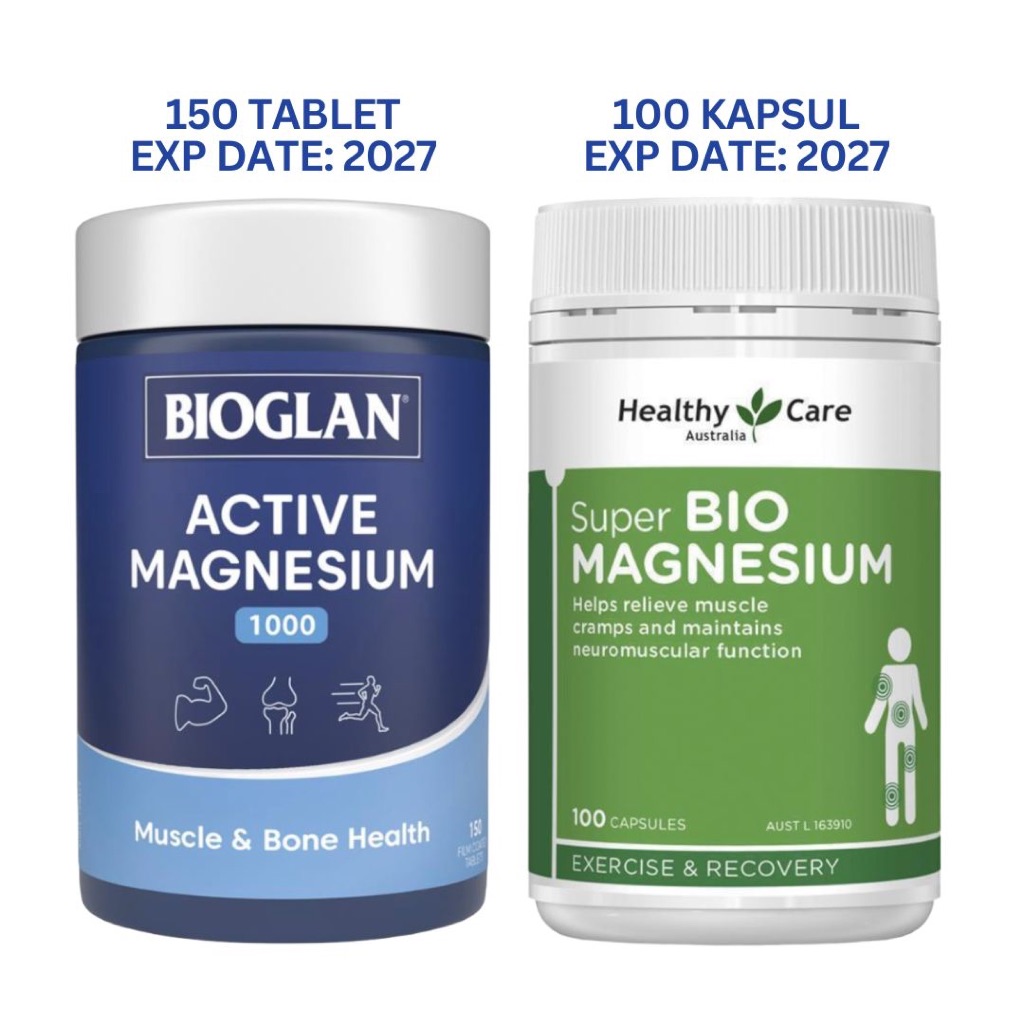Healthy Care Super Bio Magnesium 100 Capsules