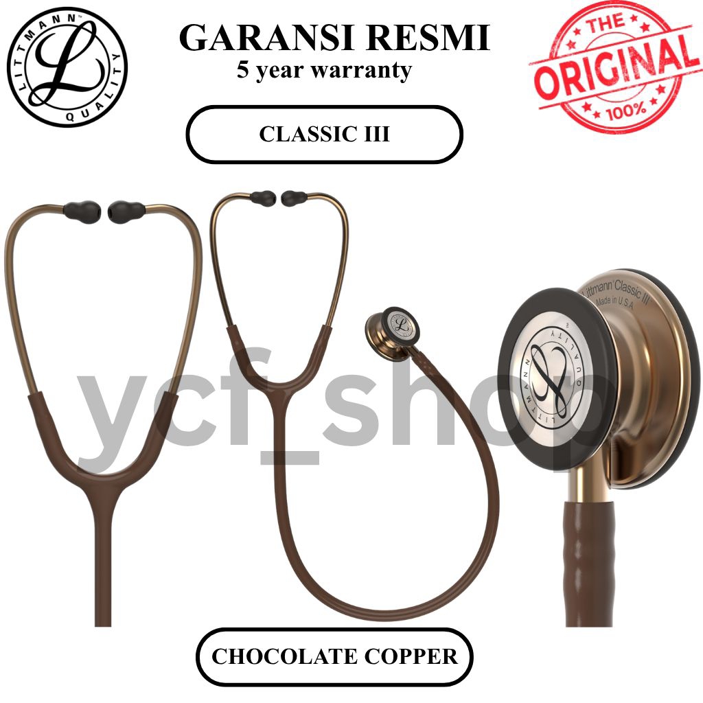 3M Stetoskop Littmann Classic III Chocolate Copper / Stetoskop Dewasa / Stetoskop Littmann / Stetosc