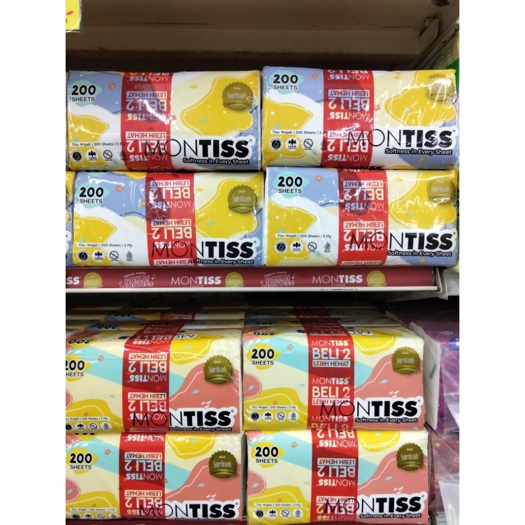 Tisu Montiss 200+200gr