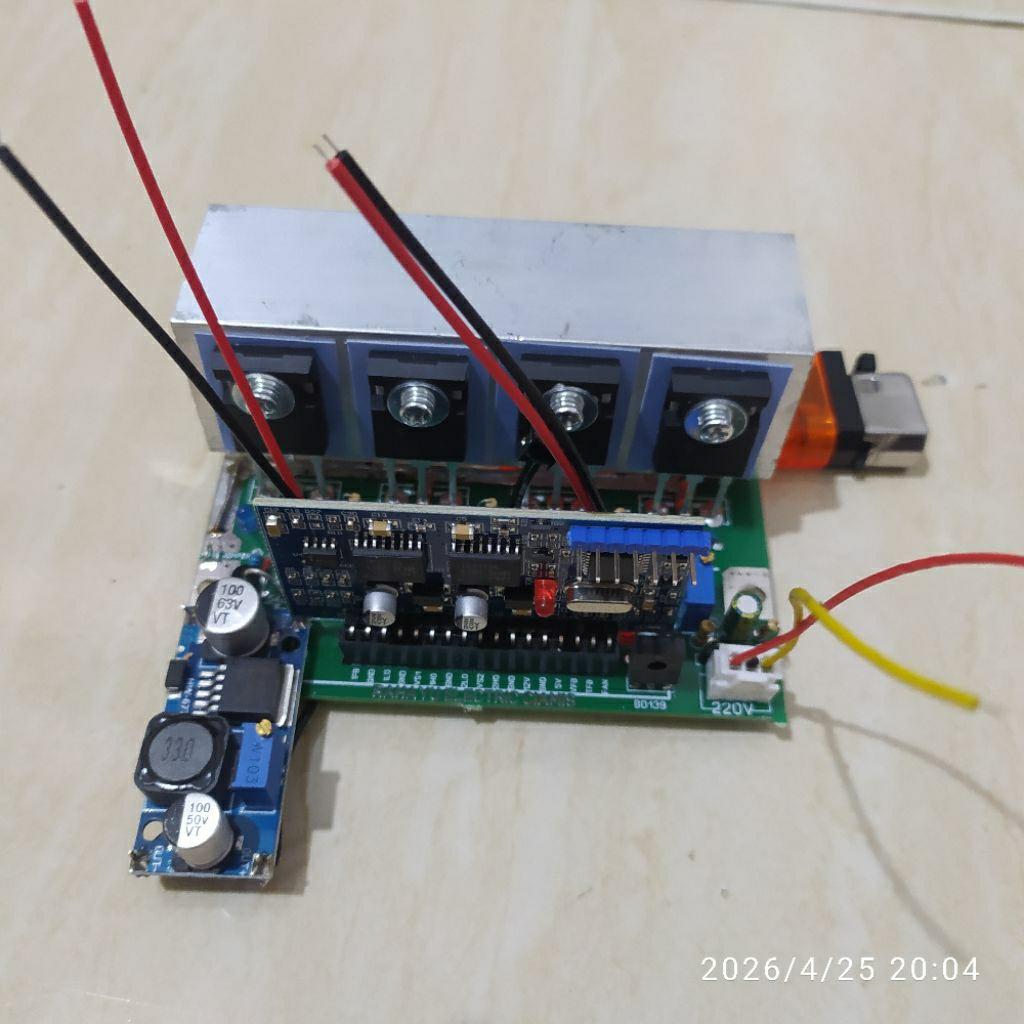 kit inverter pure sine wave mini inverter low frekuensi 4 mosfet