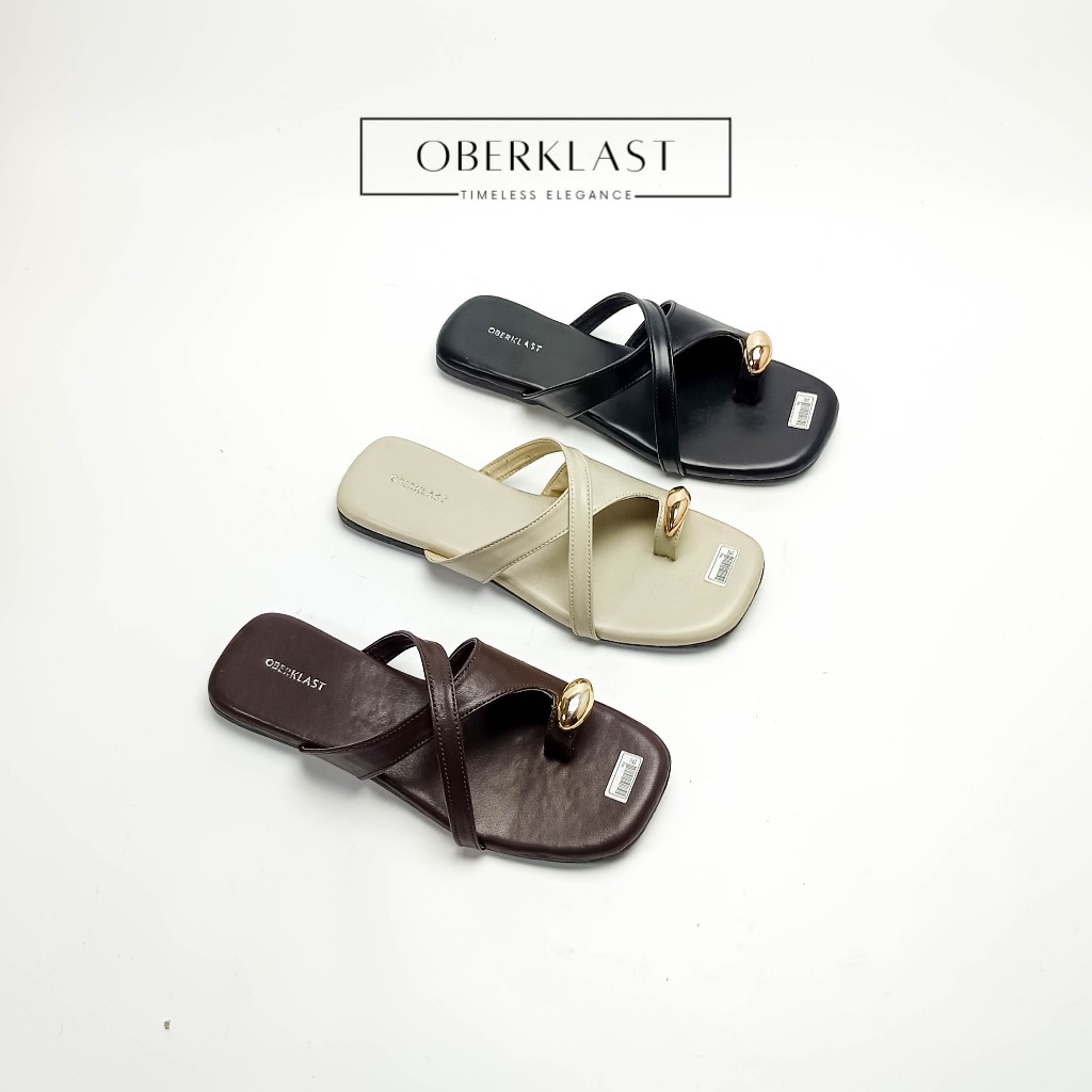 OBERKLAST BONAVELLE Sandals – Sandal Wanita Elegan Minimalis, Simple Mewah & Nyaman