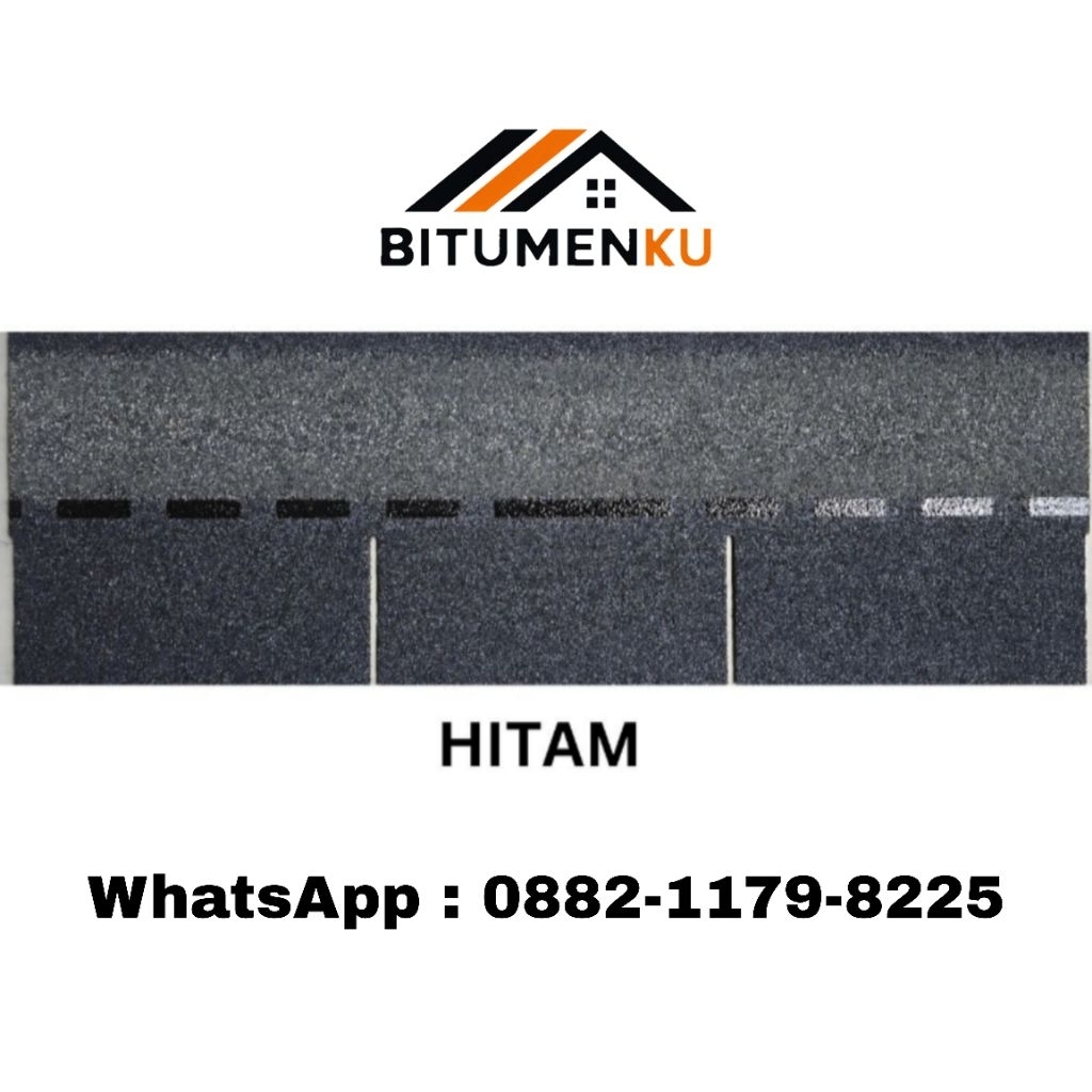 Genteng Atap Bitumen Hitam