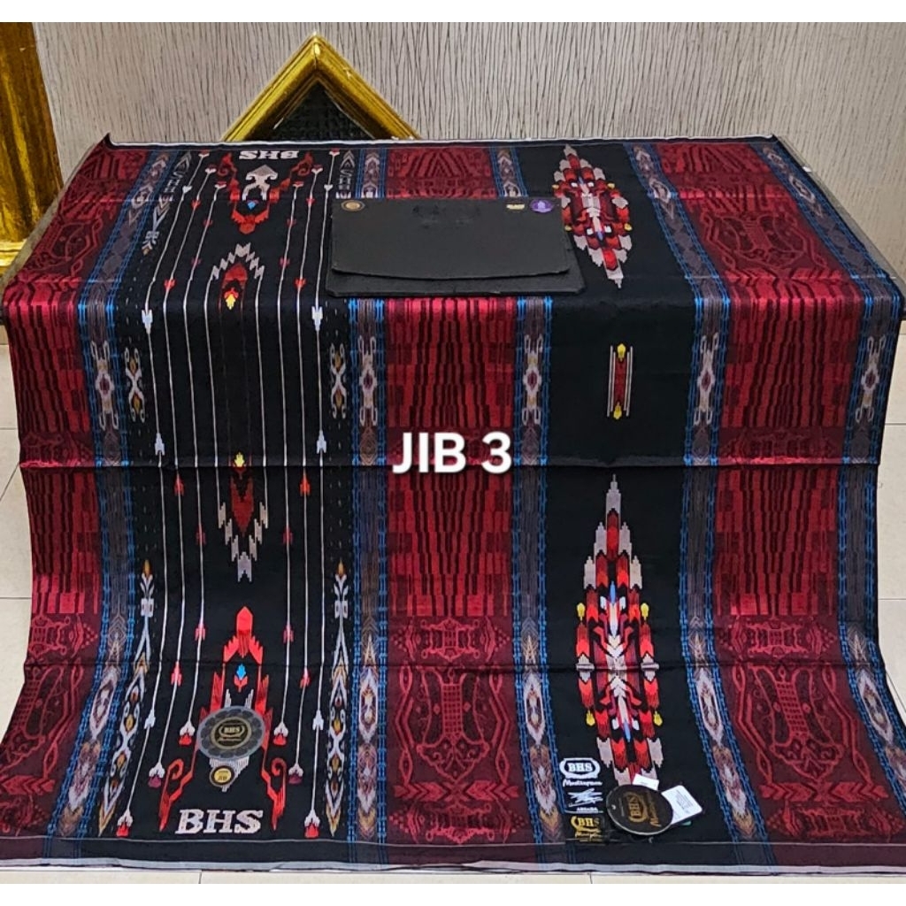 Sarung BHS Masterpiece JIB, JIA Gold M-99 Tertinggi Premium Mercerized Full Songket Timbul ATBM (COD