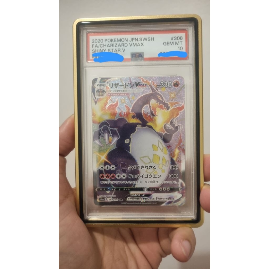 Pokemon Slab PSA 10 Charizard Vmax Shinny V