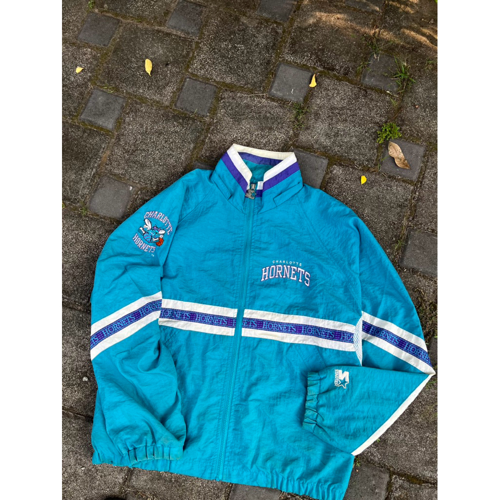 JACKET VTG STARTER CHARLOTTE HORNETS BEST
