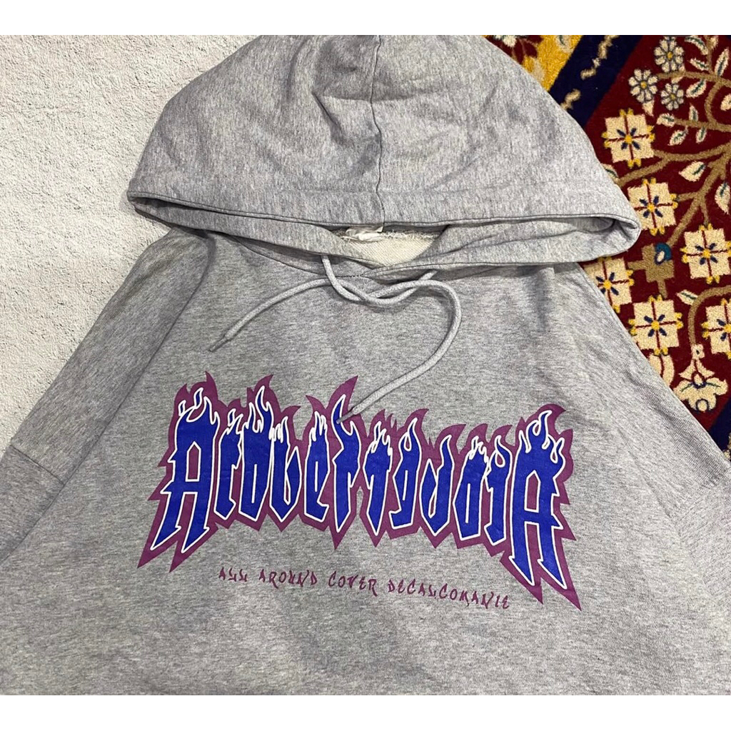 Hoodie Acover Flame Grey