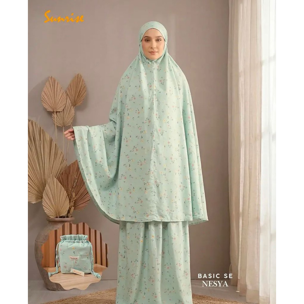 Mukena Sunrise - Nesya - Mukena Dewasa Rayon Premiun