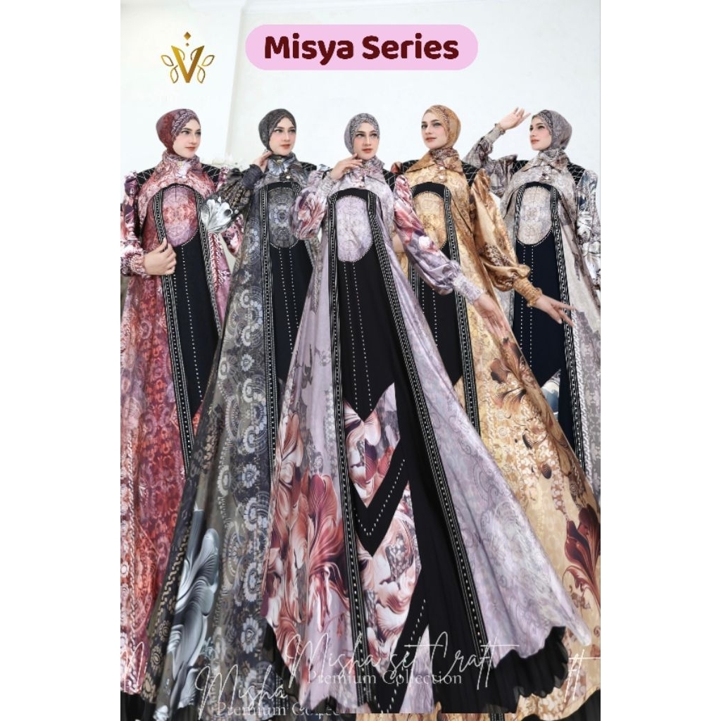 MISYA & AMEERA SERIES SET SCRAF ORIGINAL TREVANA | GAMIS ORIGINAL BRANDED PREMIUM
