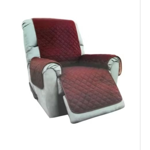 Pelindung sofa recliner single seat Bahan Polyester warna merah - brand original Informa 165 cm x 19
