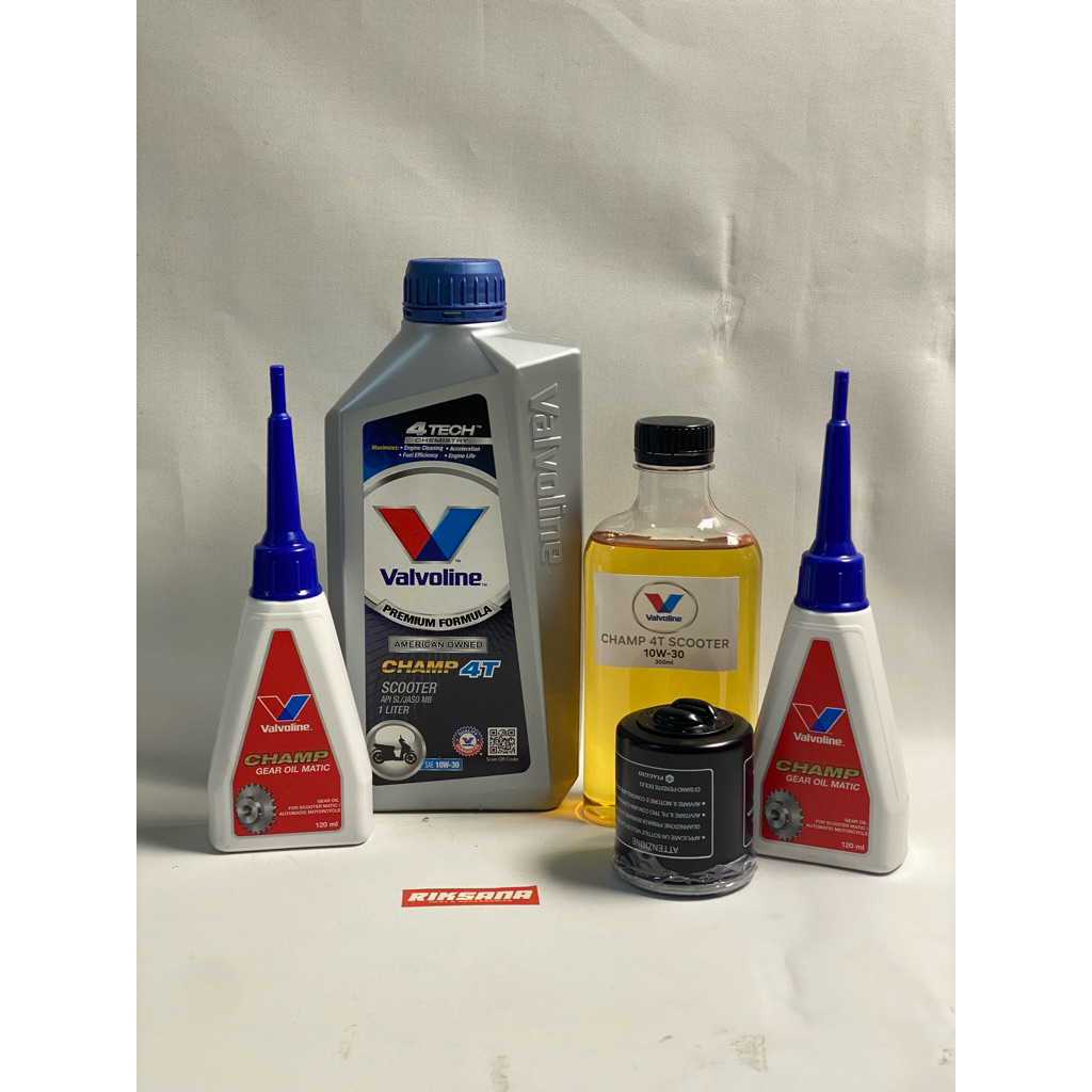 Paket Oli Mesin Oli Gardan Filter Oli Original Vespa LX LXV Vespa S Sprint Primavera