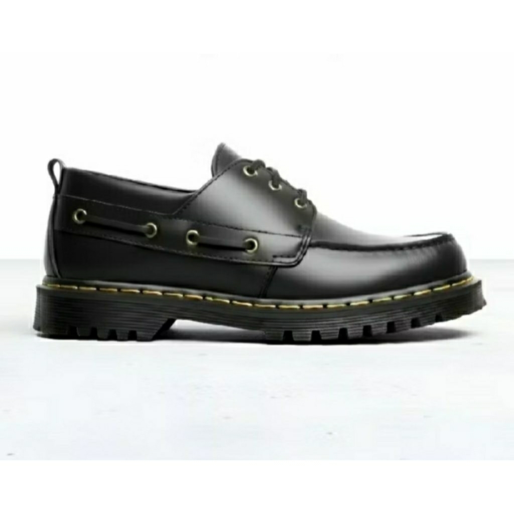 JENNEQ-sepatu formal pria hitam boot,sepatu sekolah kantor