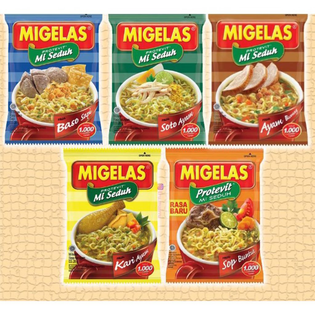 mie gelas kemasan renceng
