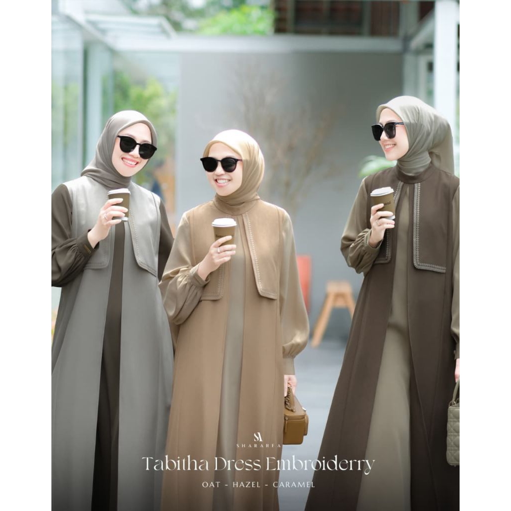 GAMIS TABITHA DRES ORIGINAL BY SHARAREA