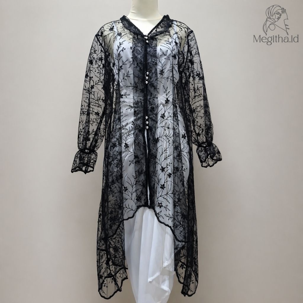 Outer Brukat Cardigan | Outer Brukat Dress | Outer Brukat Kondangan Wanita Atasan Rok Lilit By Megit