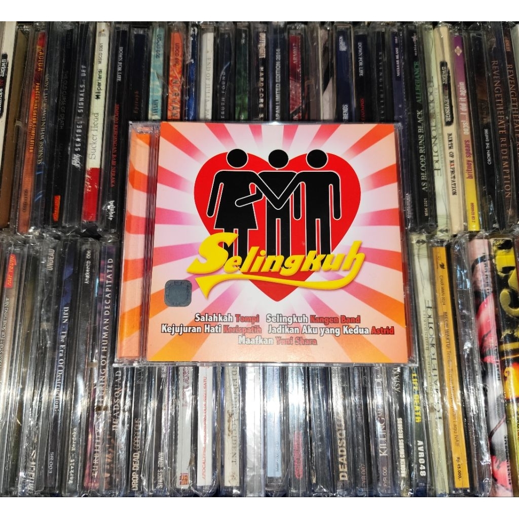 CD Kompilasi Selingkuh - Tompi, Astrid, Kangen Band, Dewa, Potret, Chrisye feat Ungu, Sheila On 7, Y