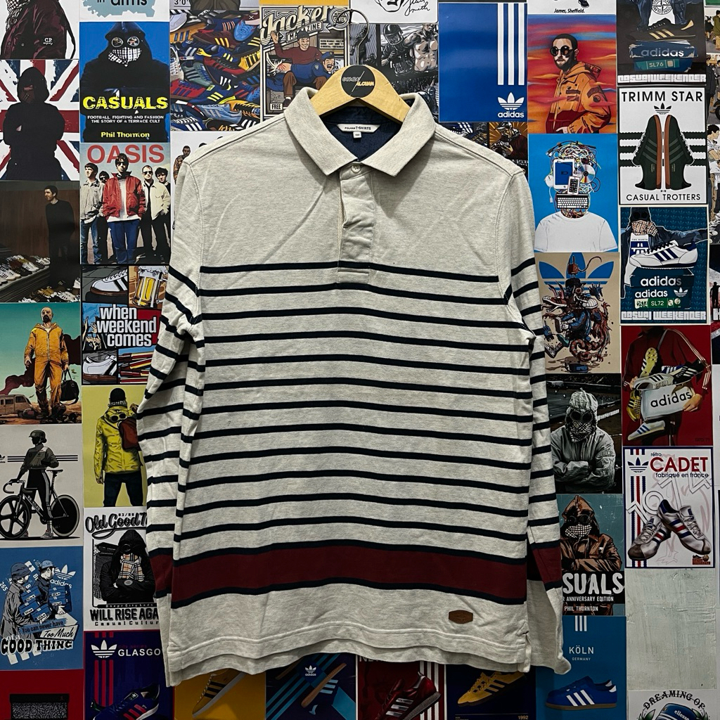 Long Sleeve / Polo Shirt / Rugby Shirt / Vintage / Second / POLHAM