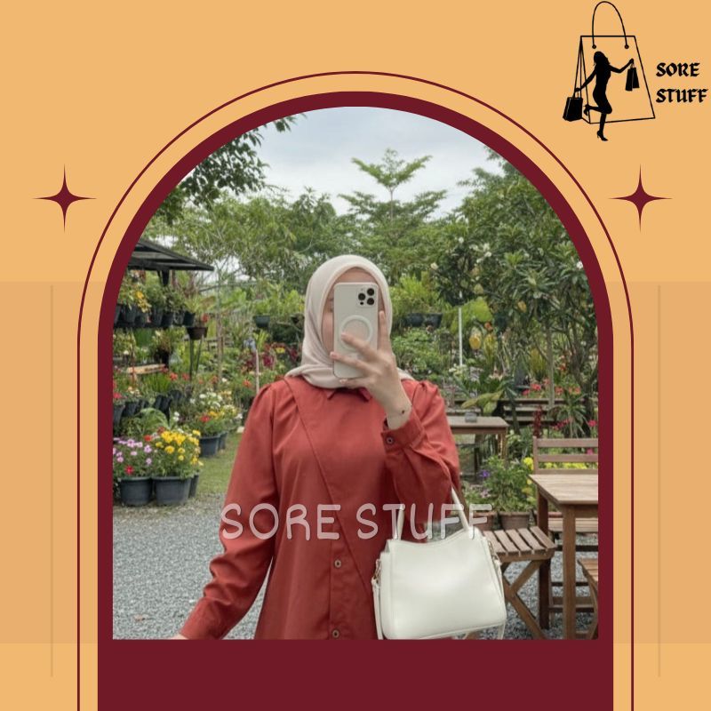 Bluse wanita korean style premium rompi kondangan rajut lengan panjang crop top terbaru formal casua