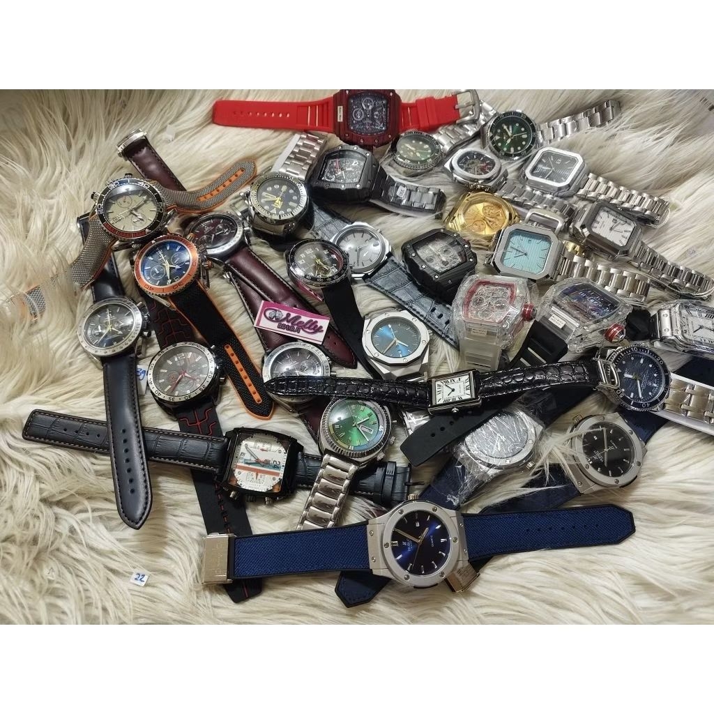 Jam tangn pria. sport mix free. box. free btre