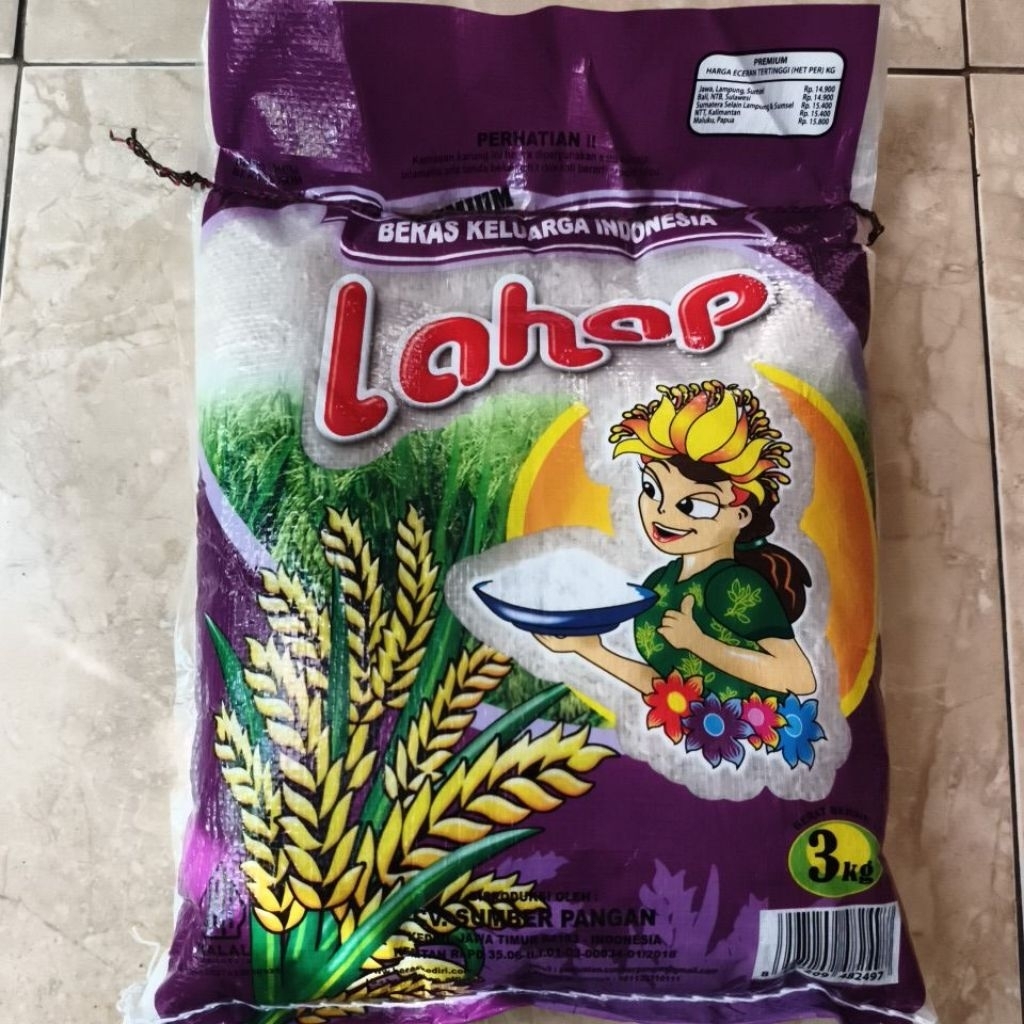 beras lahap 3kg