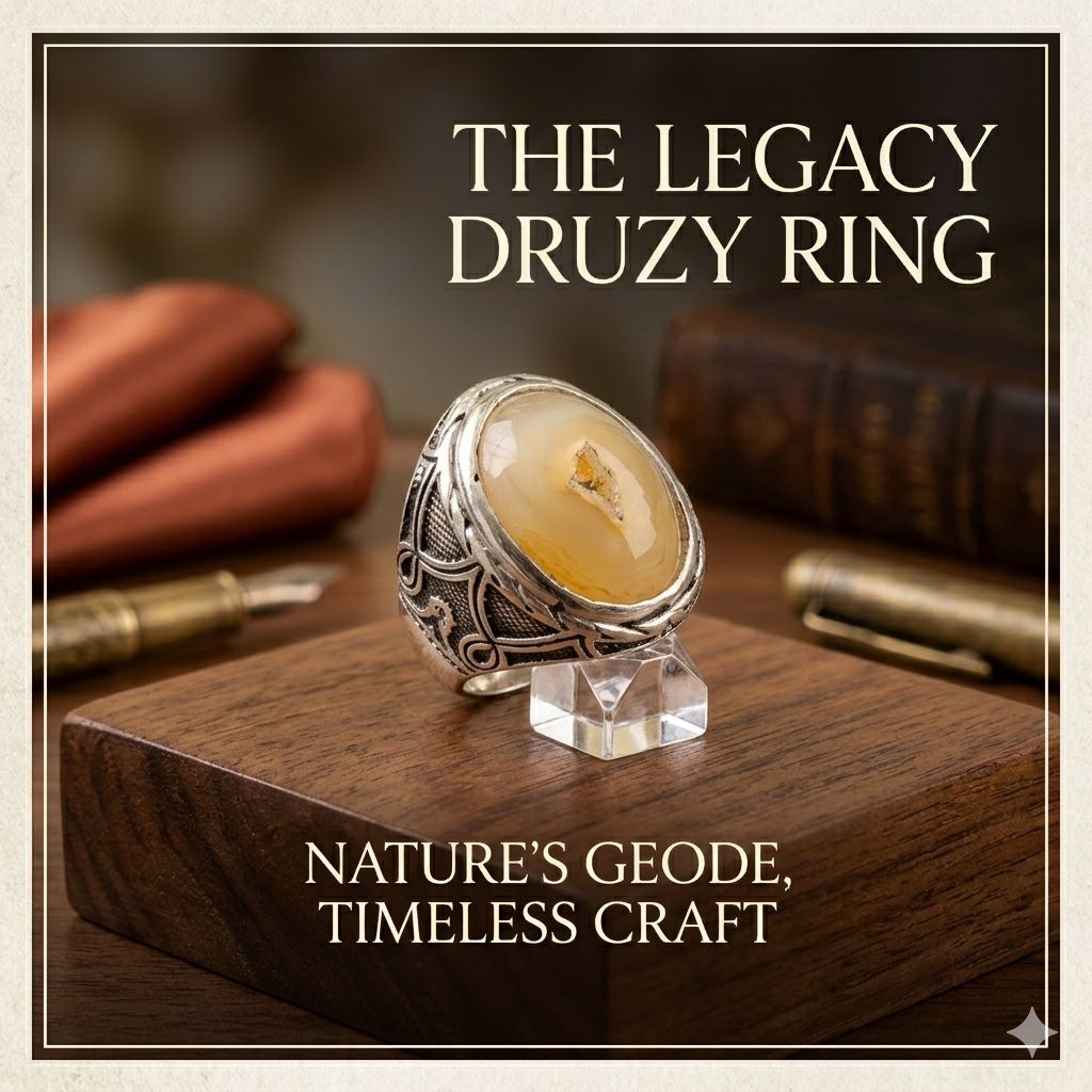 cincin batu akik natural combong ring ALPAKA SUPER