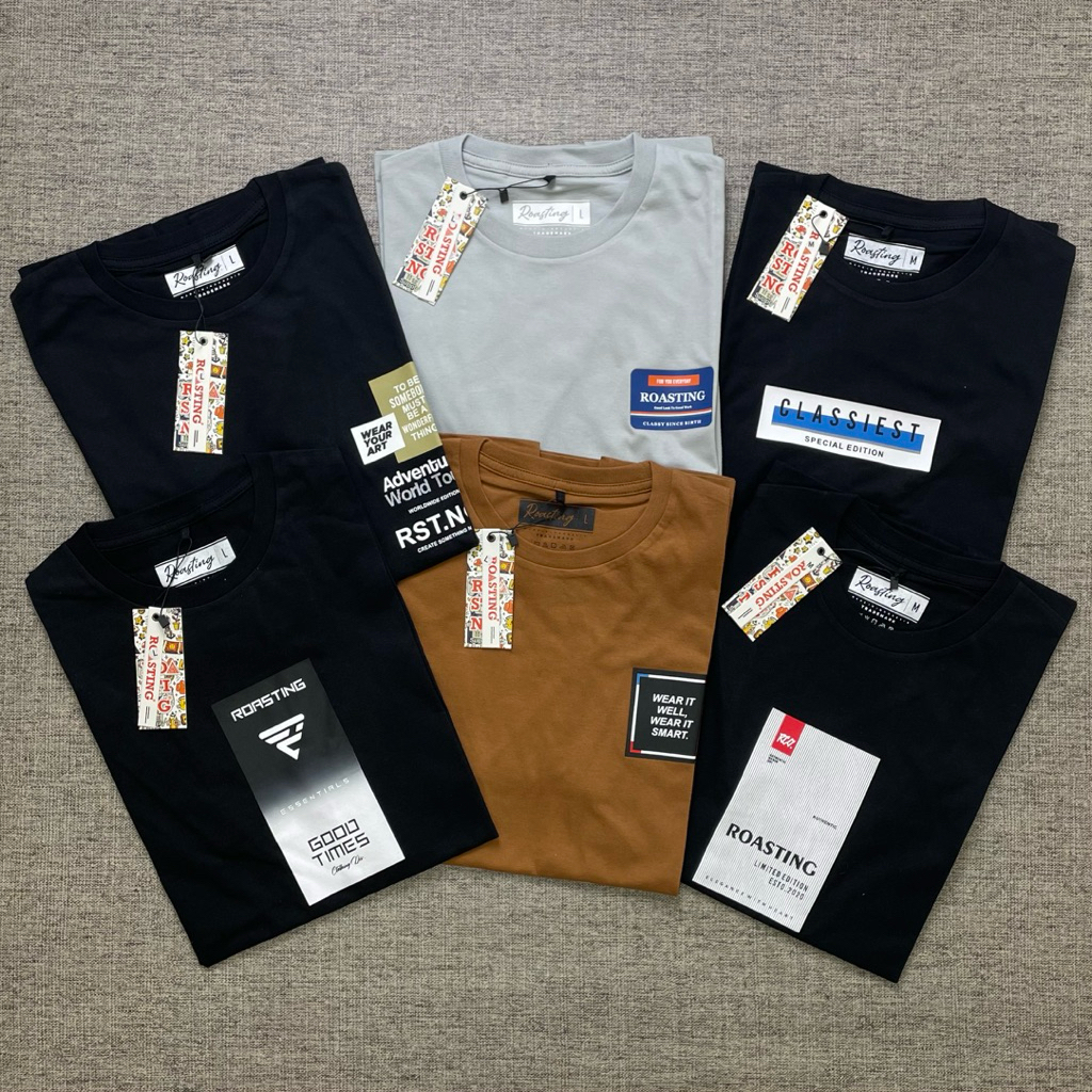 KAOS OBLONG ROASTING BAHAN KATUN 24s