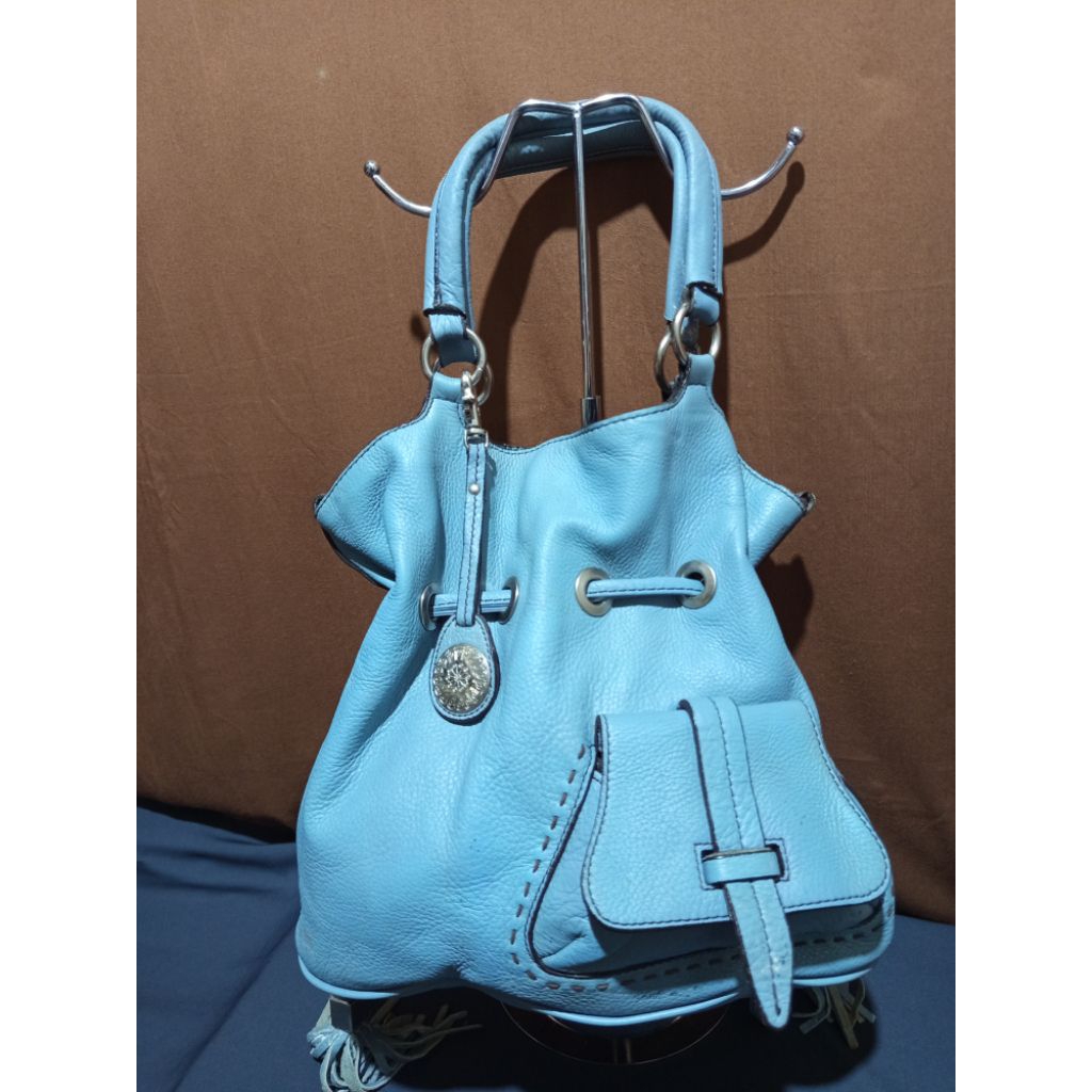 Hobo Bag The Van Serut Unik Kulit Asli  Kulit Gemoy second ori