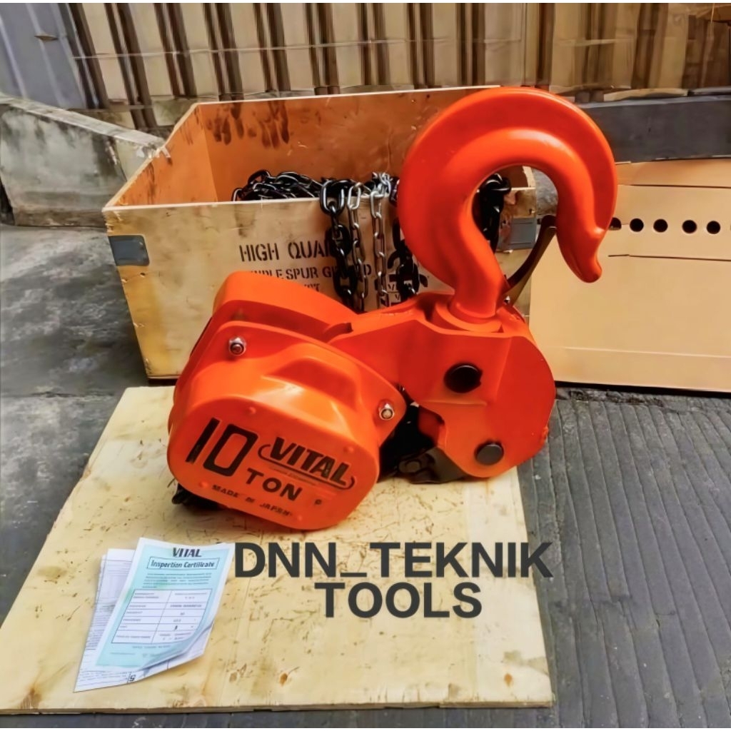 Chain Block 10 Ton vital Japan Takel 10 Ton Vital Japan
