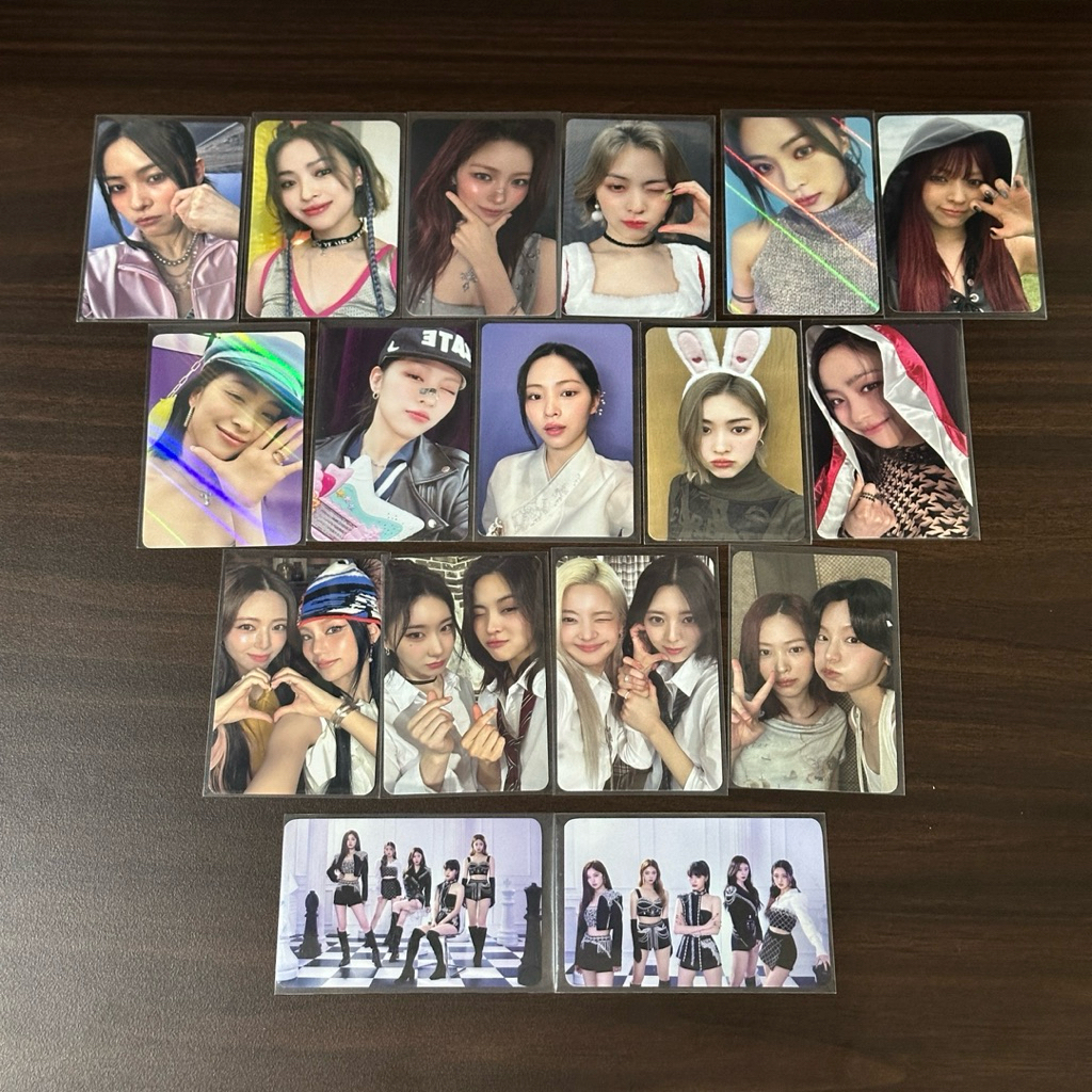 wts photocard pc official itzy ryujin yuna yeji chaeryeong lia