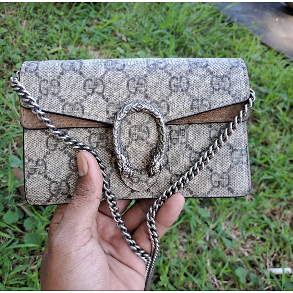 Gucci Dionysus GG Supreme mini bag original bekas