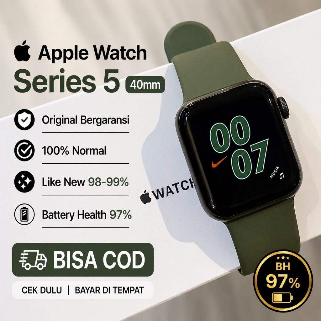 Apple Watch Series 5 40mm Second Original – LIKE NEW