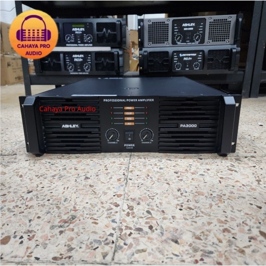 Power Amplifier Ashley PA 3000 Original Class GB PA3000
