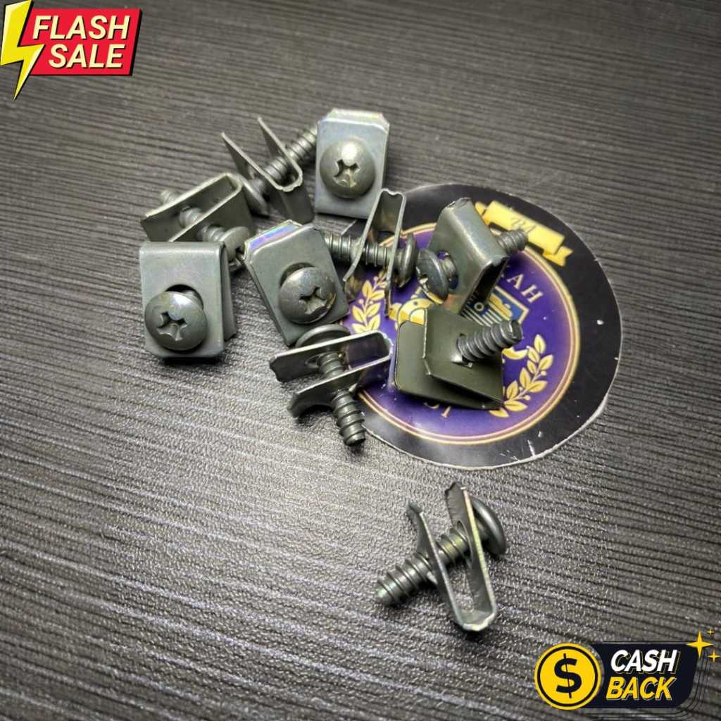 Baut Klip Body Vario (20 PCS) | 10 Baut + 10 Clip Mur | Baut Body Motor Vario