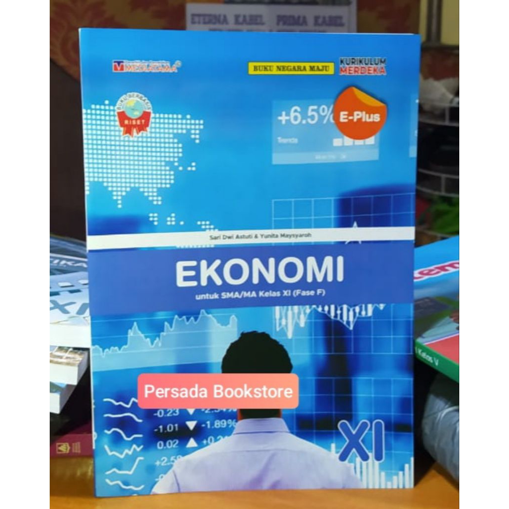 Buku E Plus Ekonomi Kelas 11 SMA Kurikulum Merdeka Mediatama