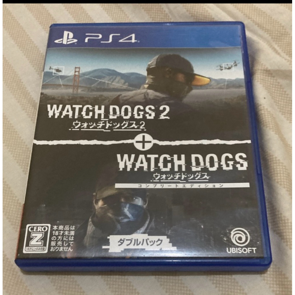 Bd kaset ps4 Watch dogs 1+2 double pack rare