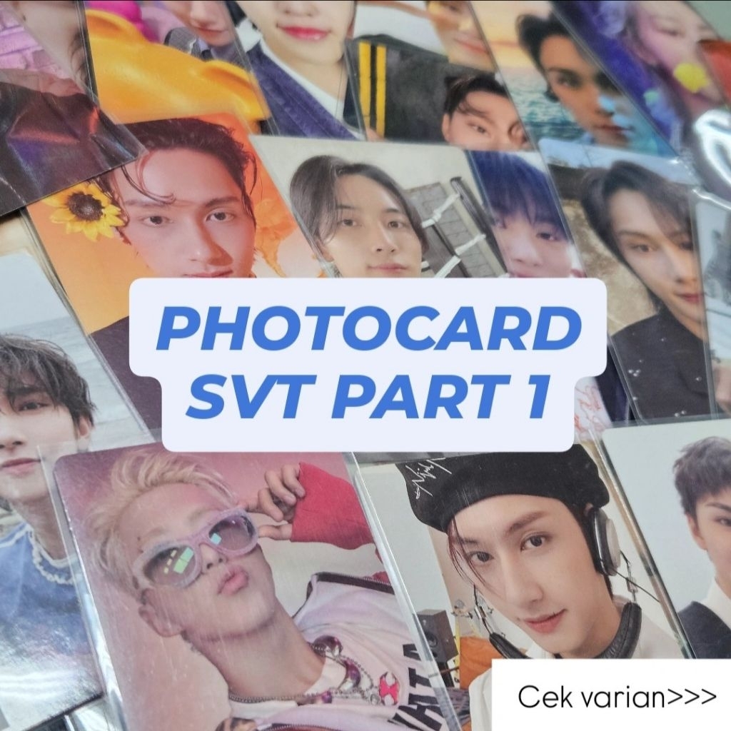 Photocard Official Seventeen scoups jeonghan joshua jun hoshi wonwoo hoshi svt album pob fansign luc