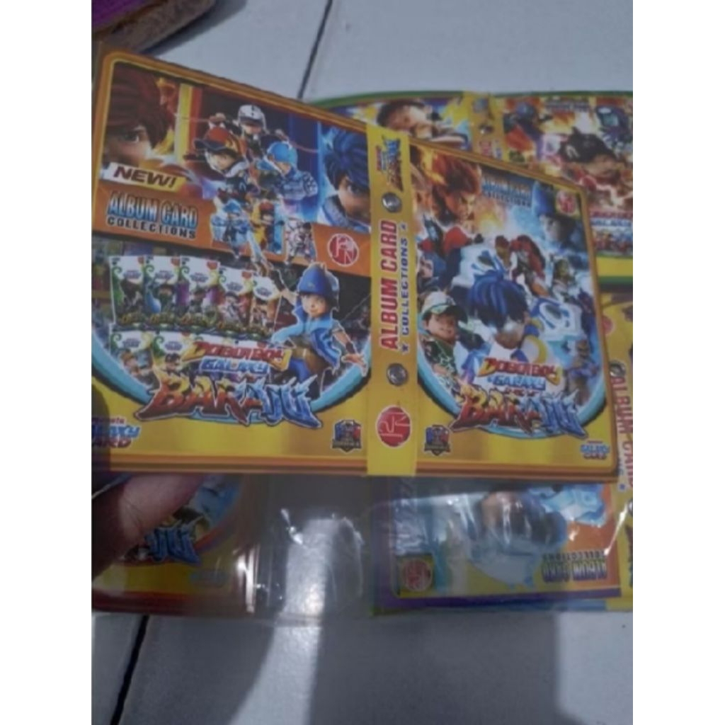 8 Kartu Per Album Boboiboy Galaxy Card
