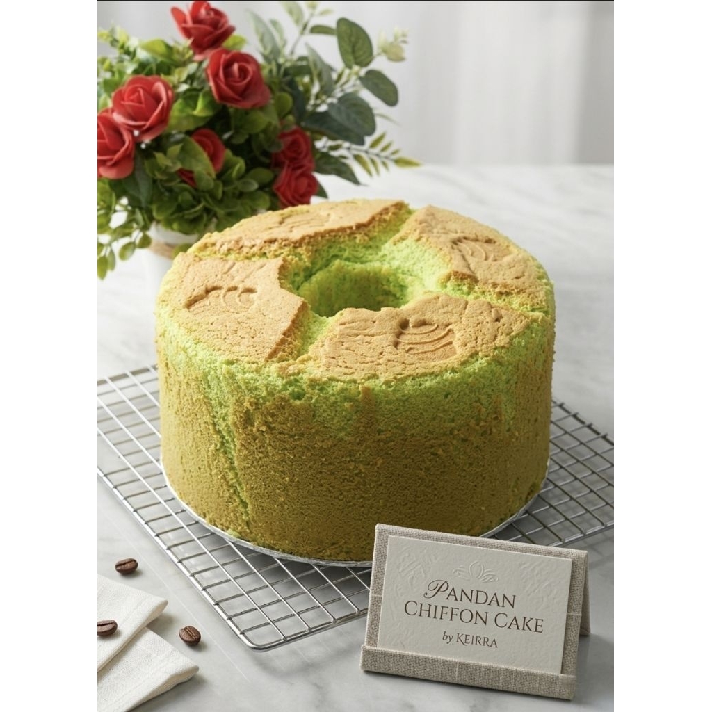 Pandan Chiffon Cake