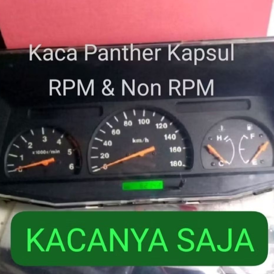 Kaca Speedometer  Panther Kapsul Ls, Lv Turing ( RPM & Non RPM ) Kaca Saja 